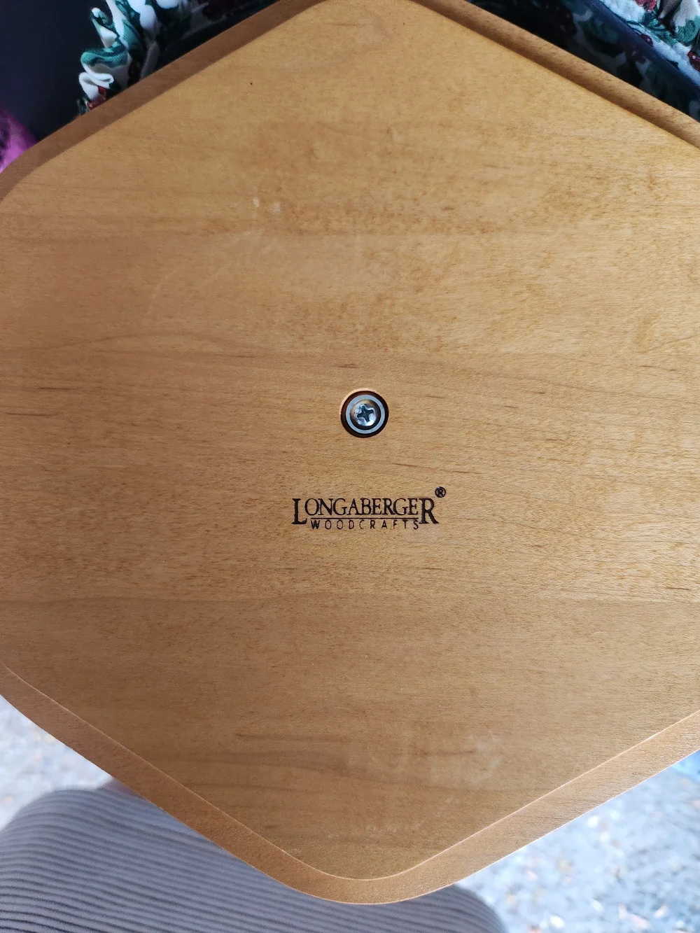 1998 Longaberger Glad Tidings With Lid, Protector & Liner
